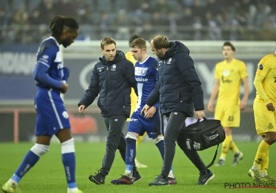 KAA Gent krijgt verschrikkelijk nieuws te horen: einde seizoen voor basisspeler