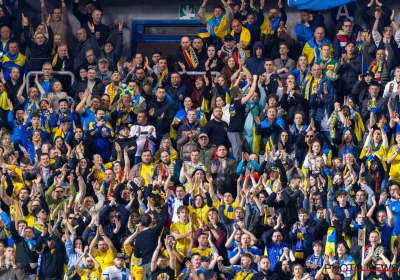 🎥 Kijk, zo kan het dus ook: fans Oekraïne en België geven het goede voorbeeld in Genk